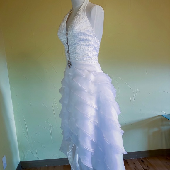 Exquisite High low evening dress. Extra small, 0 - Picture 4 of 4